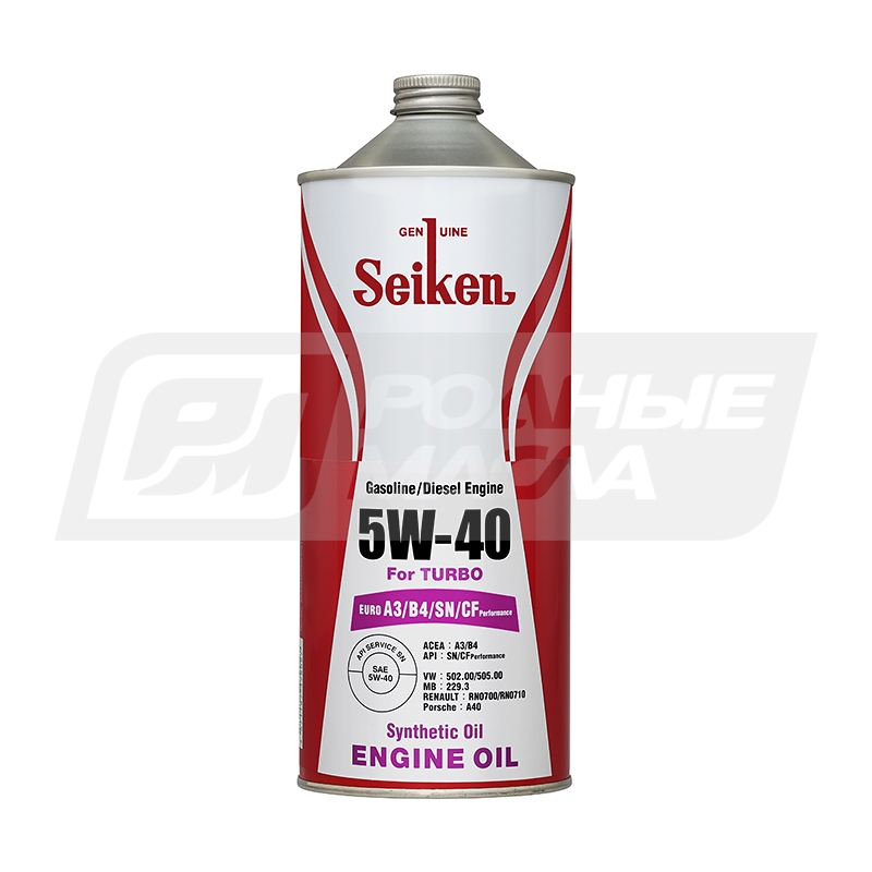 SEIKEN 5W40 A3/B4 SN/CF, 1л SKA3B4SN5W40C1