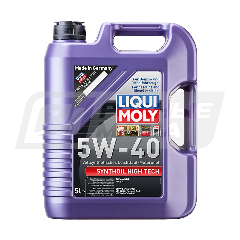 LIQUI MOLY Synthoil High Tech 5W40, 5л 1925